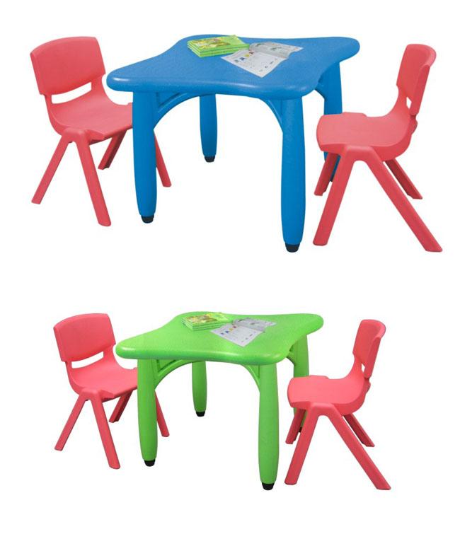 소성 물질을 가진 데이케어 센터 유치원 교실 가구 사각 테이블